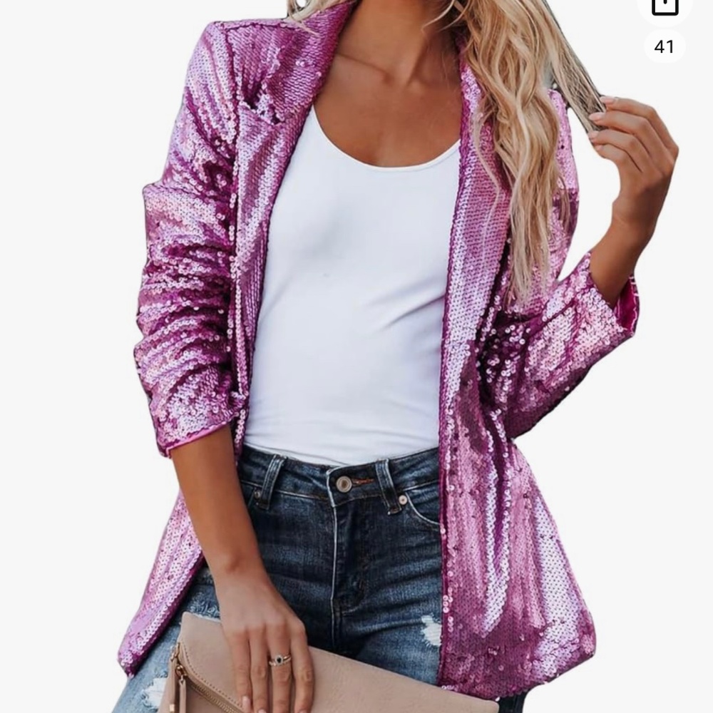 Sequin blazer